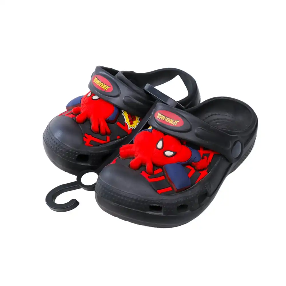 Spiderman Crocs Slipper for Kids with Light Size 25 - 2647