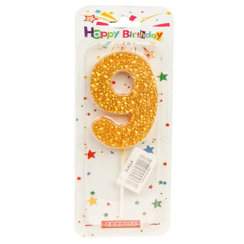 Generic Candle Numbers For Birthdays No.9 -  2764