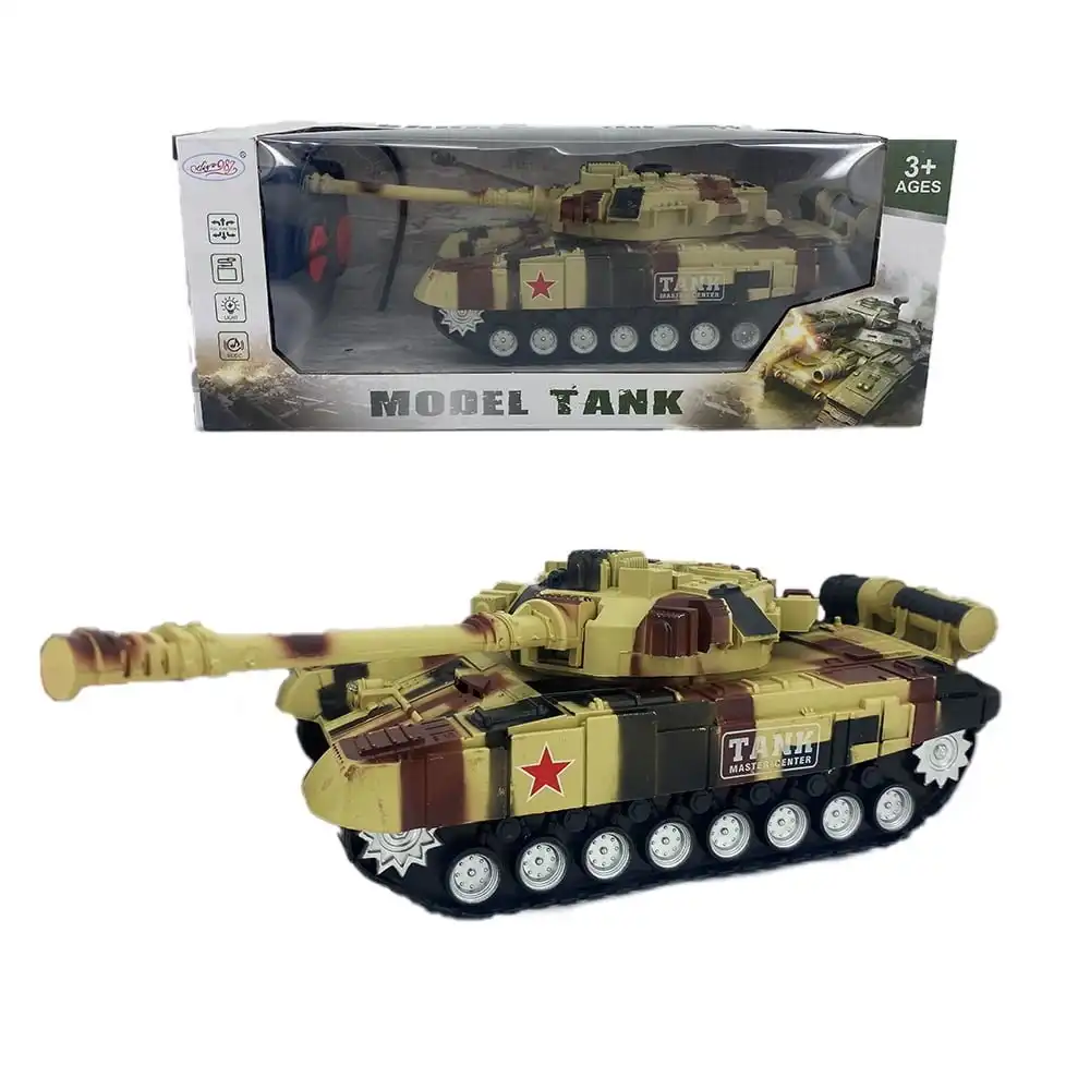 Model Tank With Lights & Sounds and Remote Control - DY987-T6