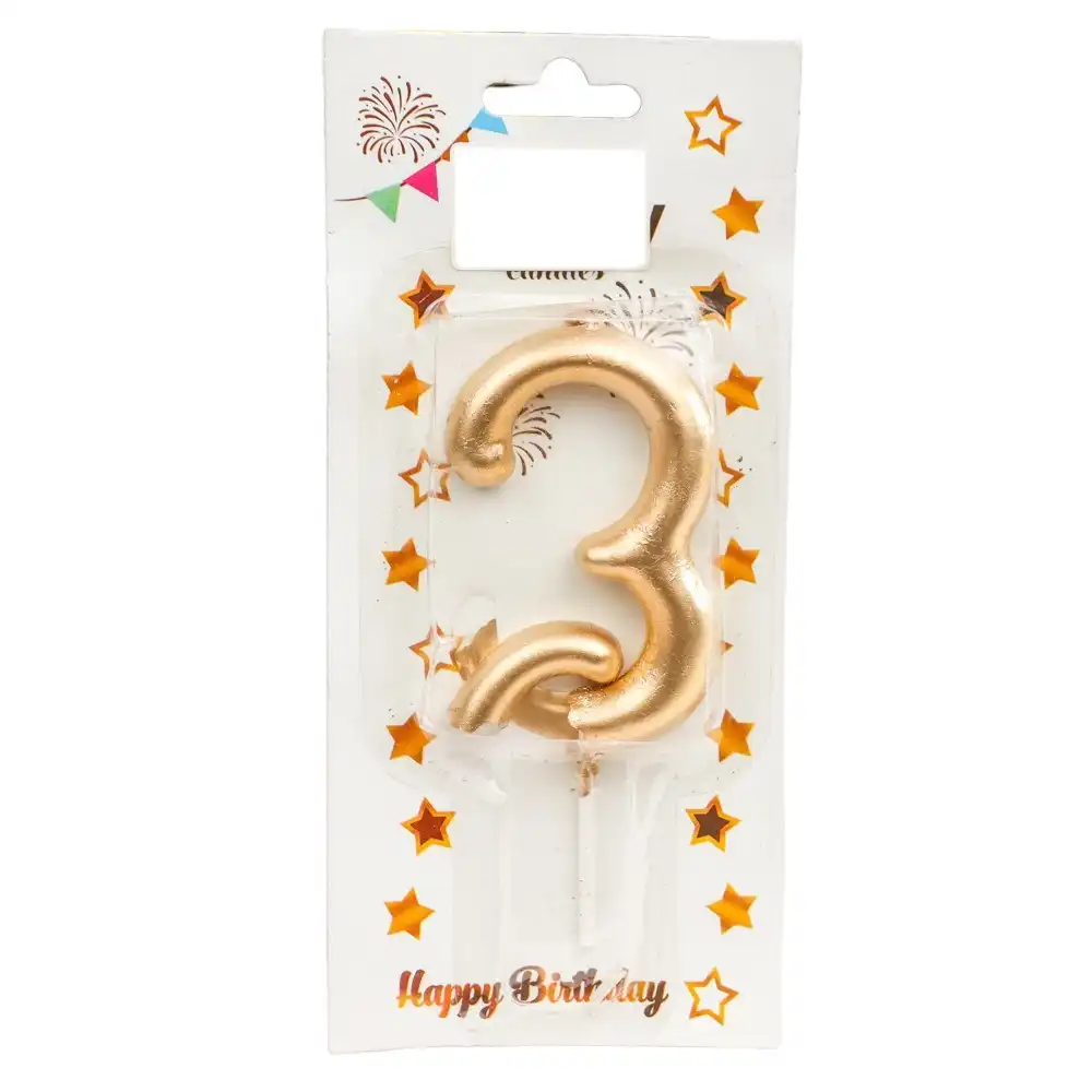 Generic Candle Numbers For Birthdays No.3 - L