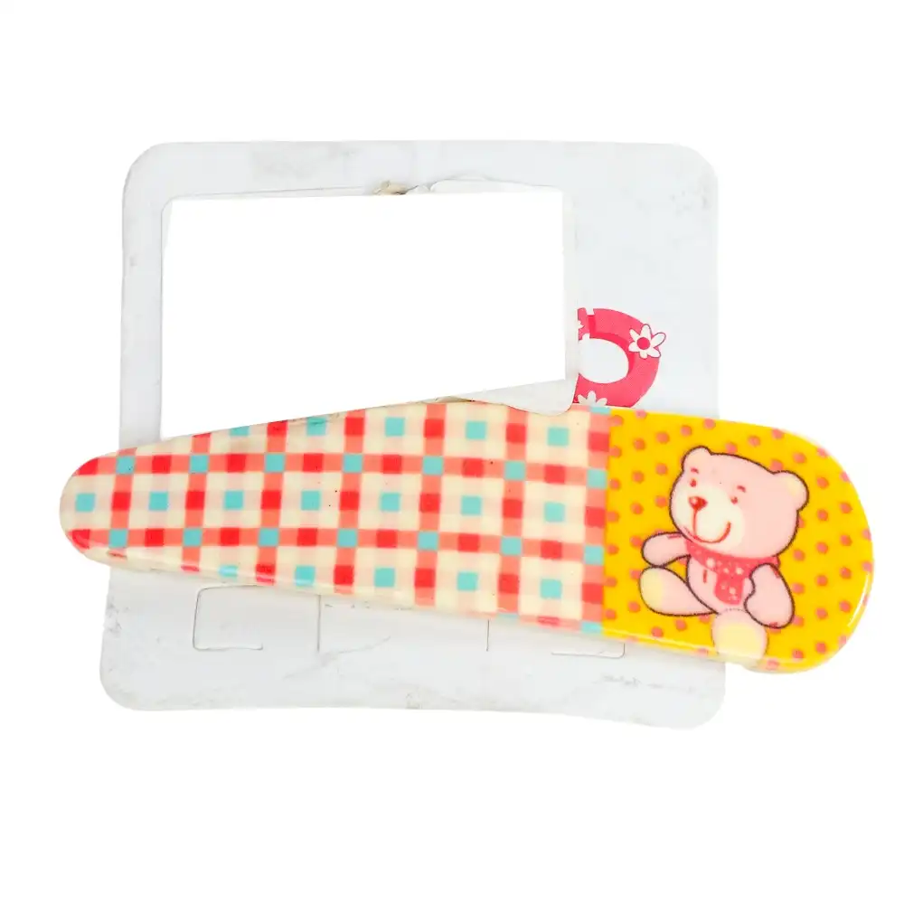 Hair Claw Clips ( teddy bear ) - 2797