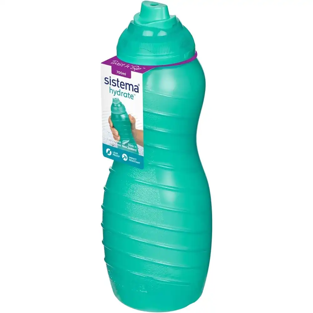 Sistema - Twist N' Sip Hydrate Bottle 700 ML - Green - 2880
