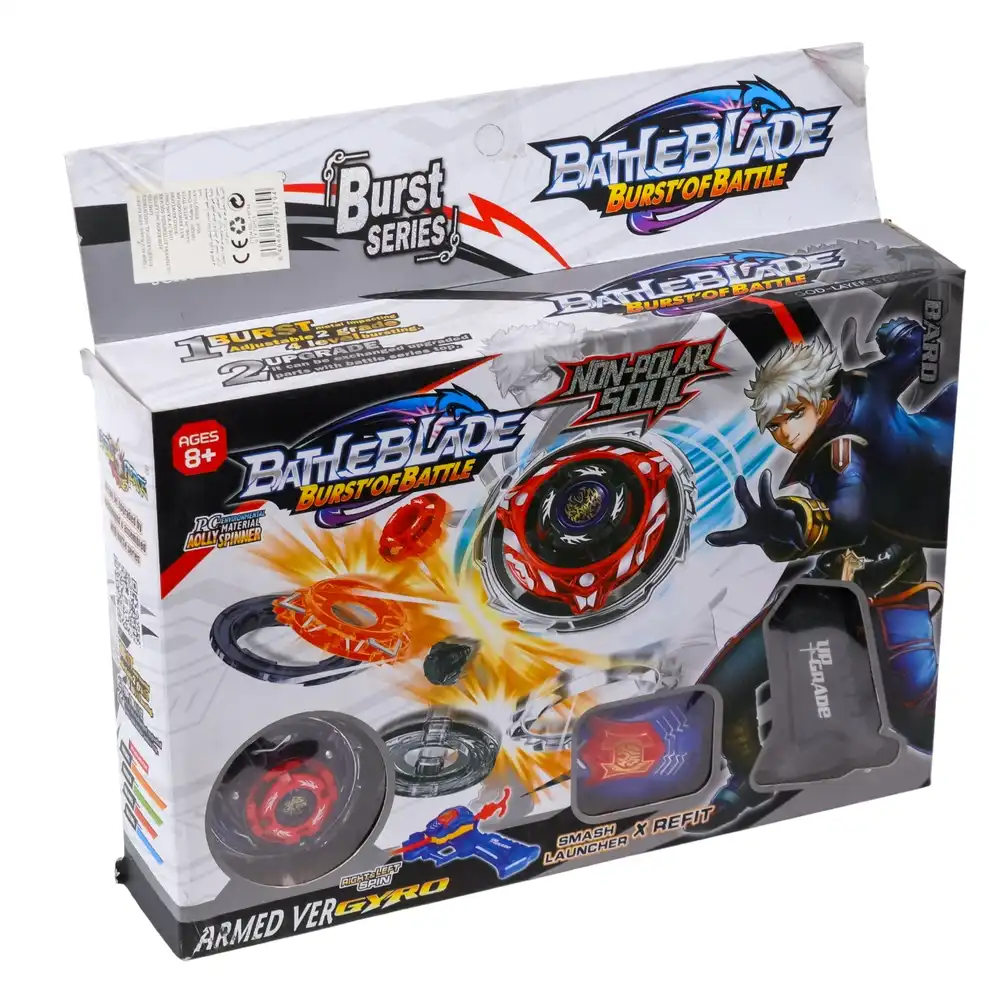 Battle Blade Burst of Battle with Launcher & Spinner - Red - F6134