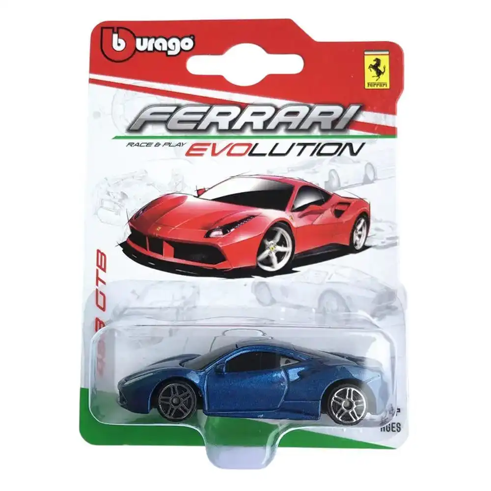 Bburago - Ferrari 1/64 Die Cast Model Cars - Blue - 56600