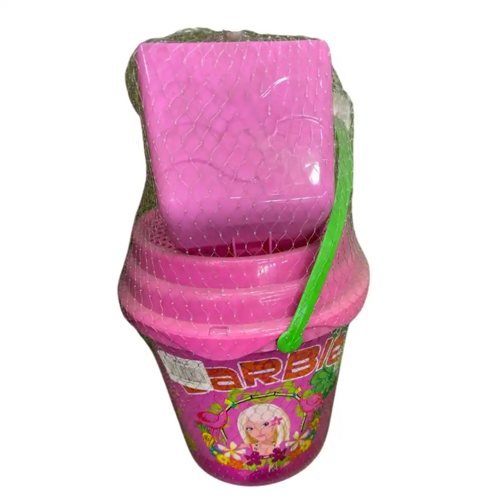 Barbie Pink Small Bucket with Pink Accessories - 3178