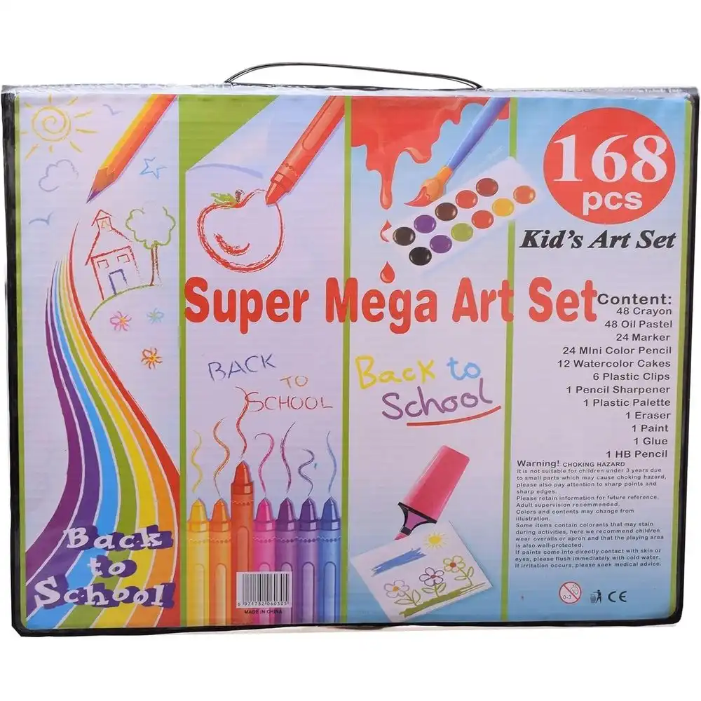 Super Mega Art Set 168 Pieces - 1003750