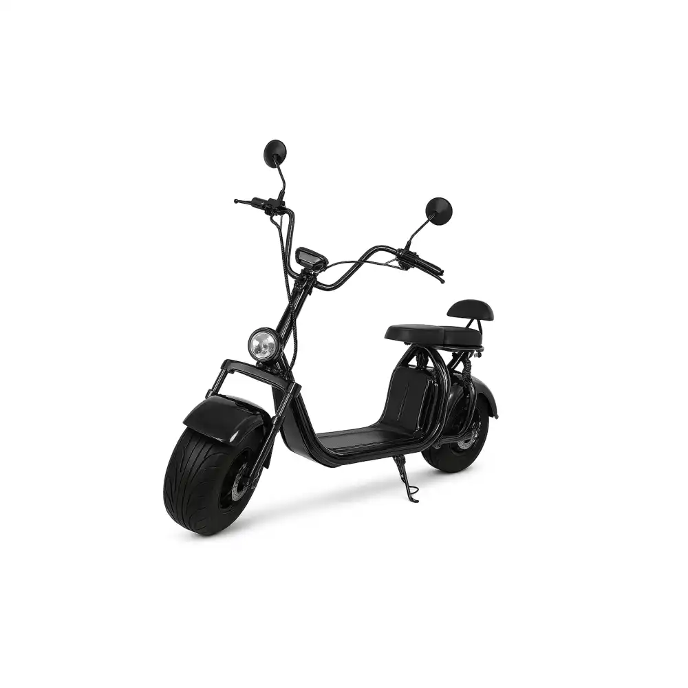 Humber Harley Scooter Ride-on Electric Scooter for Adults with 2 Battery - Black - X7