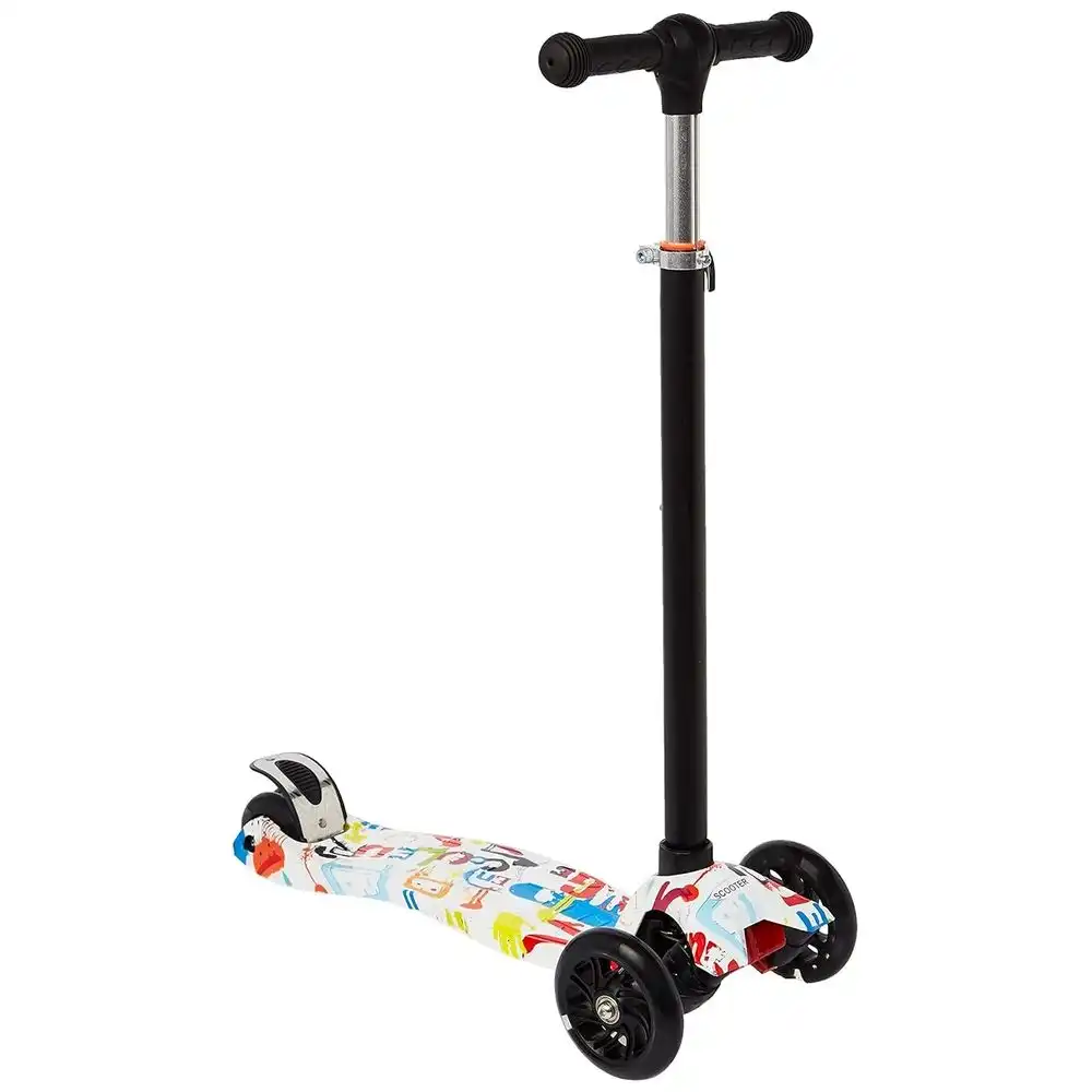 Foldable Scooter With Light Wheels - White - BG-03