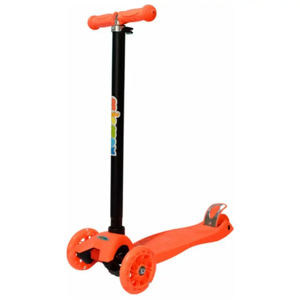Foldable Scooter With Light Wheels - Orange - BG-03