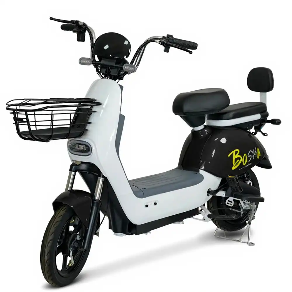 Maiduoduo Electric Ride-on Scooter 14 Inch Tires 48V 12A 350W - Black - MDD-WS