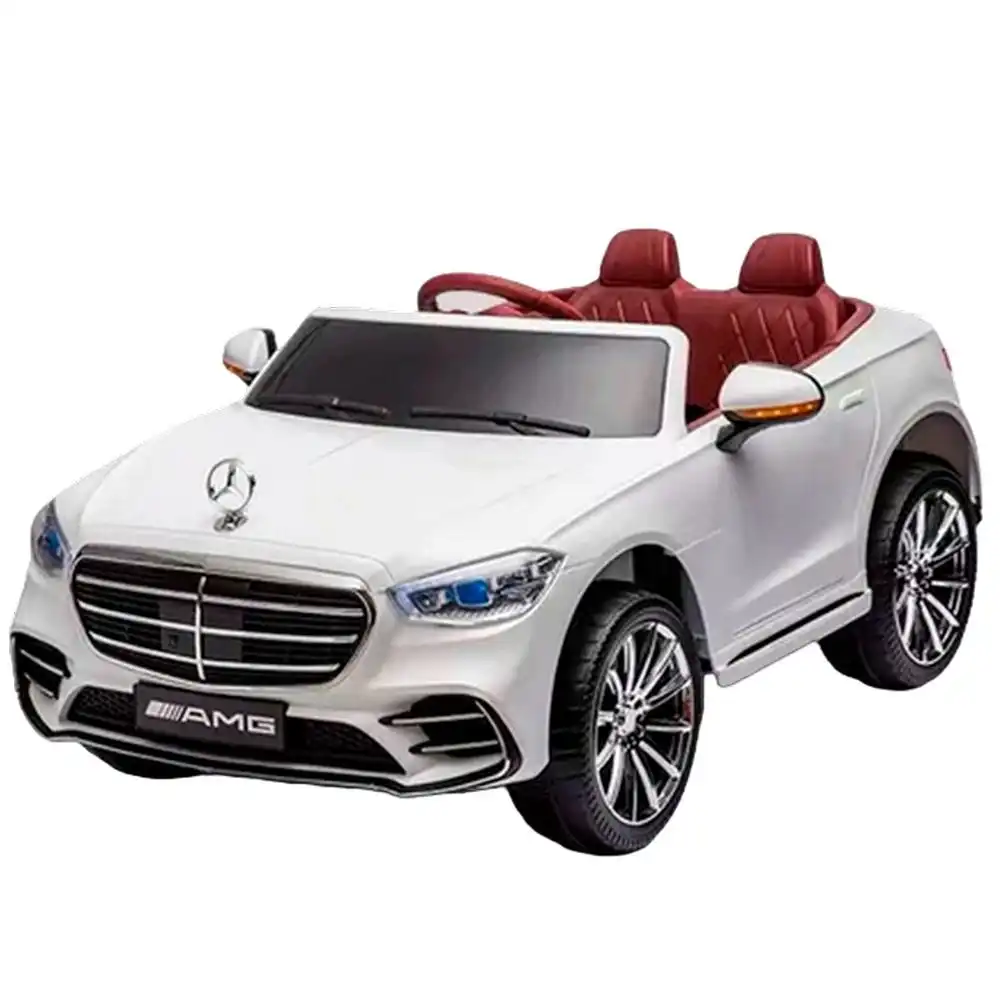 Mercedes Maybach Electric Ride-on Car for Kids with Remote Control - White - 506