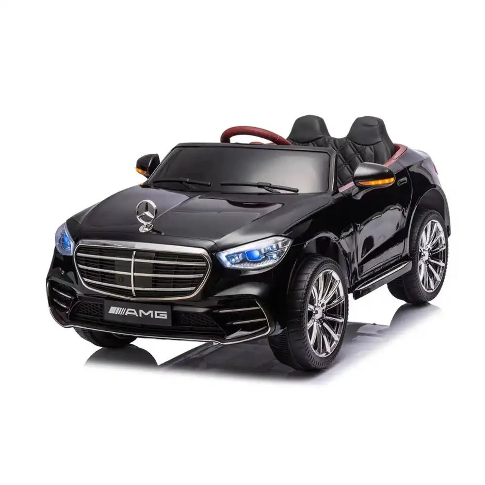 Mercedes Maybach Electric Ride-on Car for Kids with Remote Control - Metallic Black - 506K