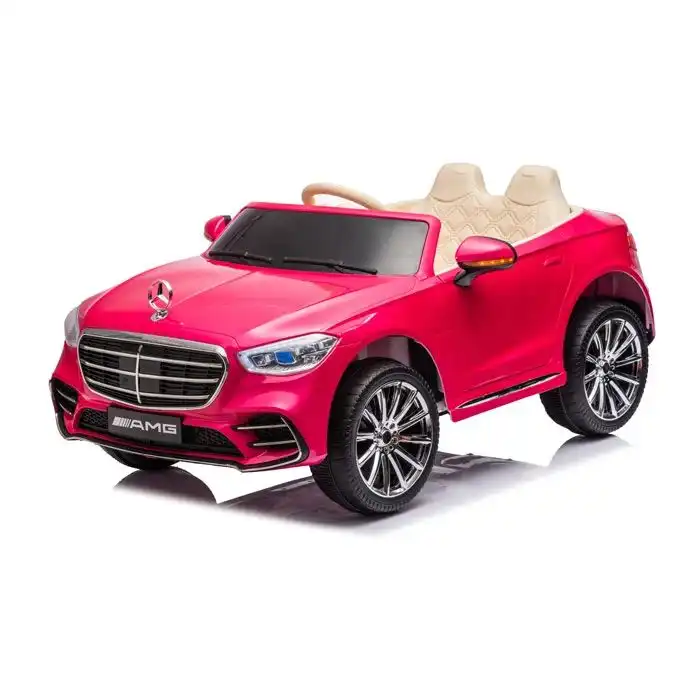 Mercedes Maybach Electric Ride-on Car for Kids with Remote Control - Metallic Pink - 506K