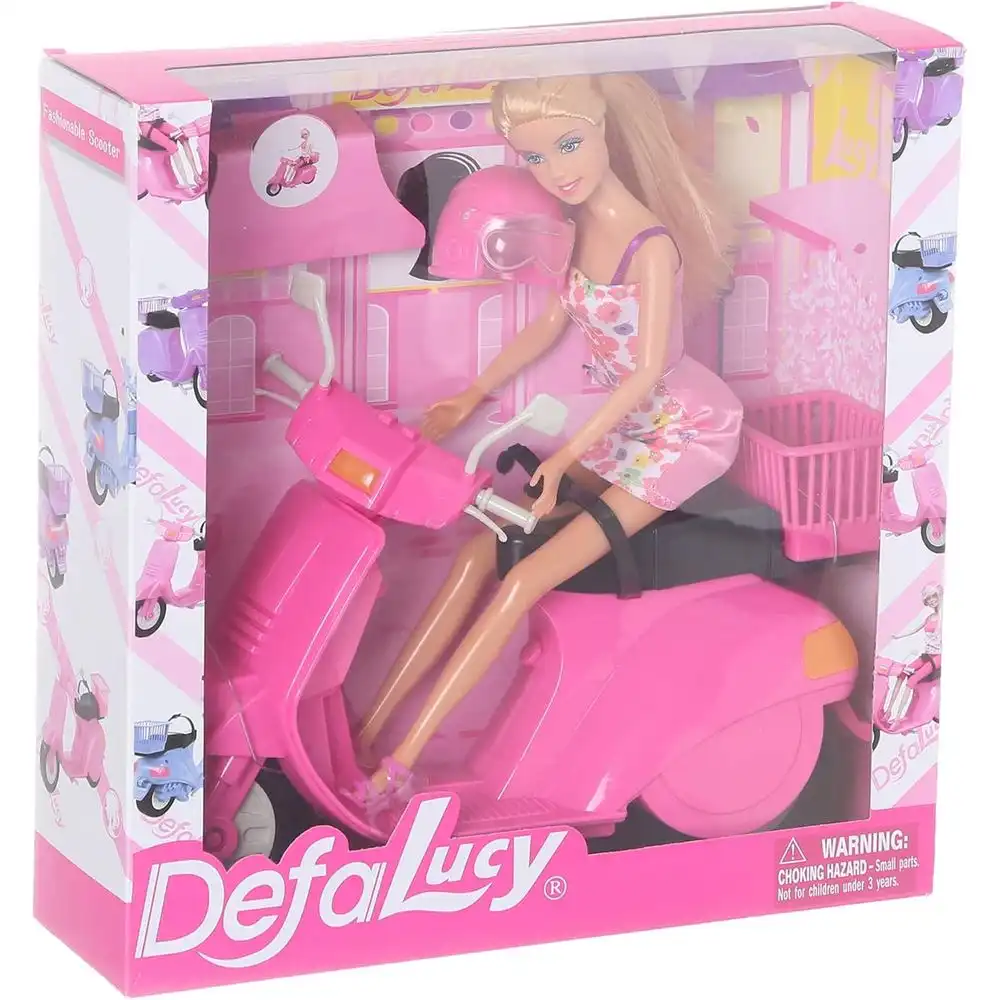 Defa - Lucy Doll With Scooter - 8246