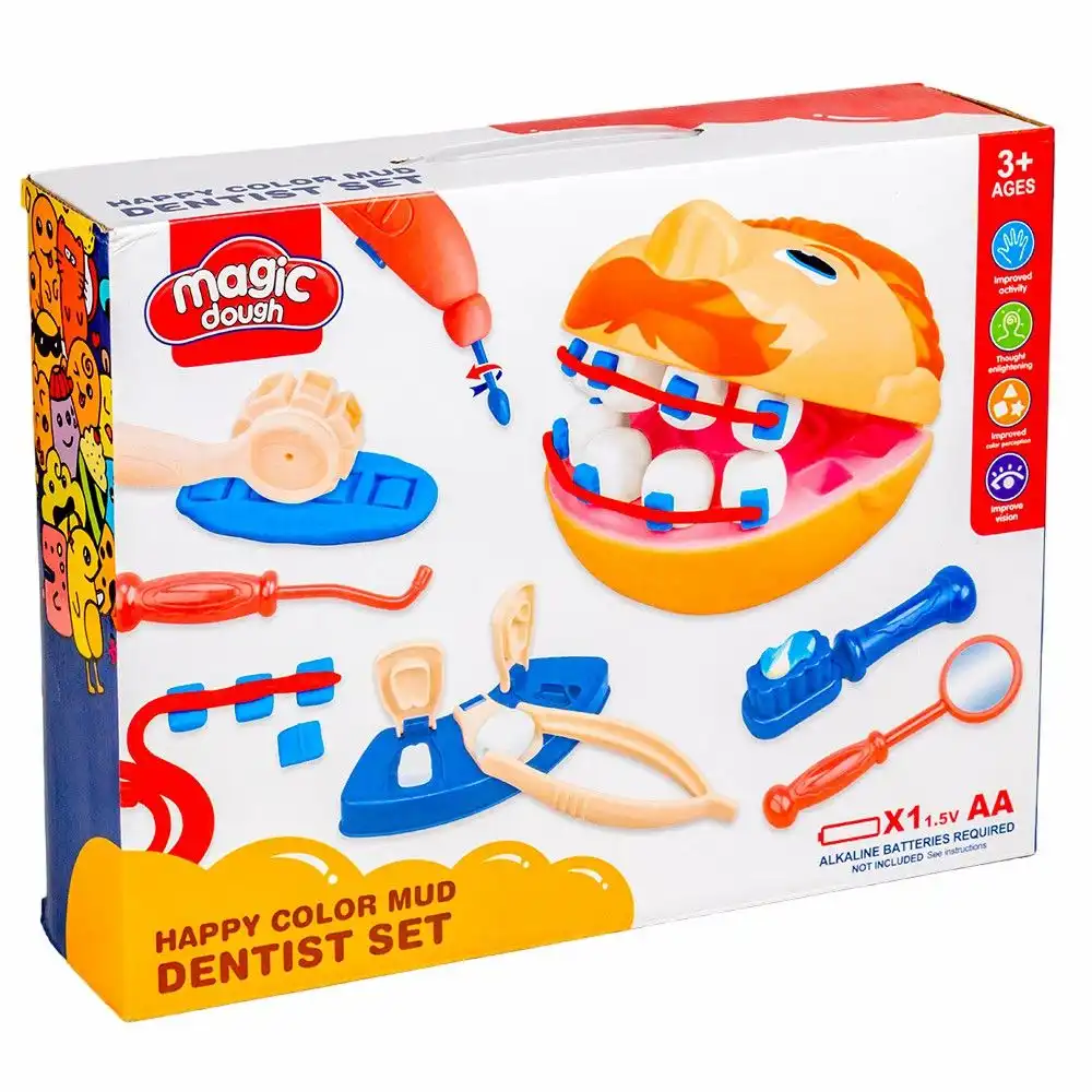 Magic Dough Happy Color Mud Dentist Set - 8400