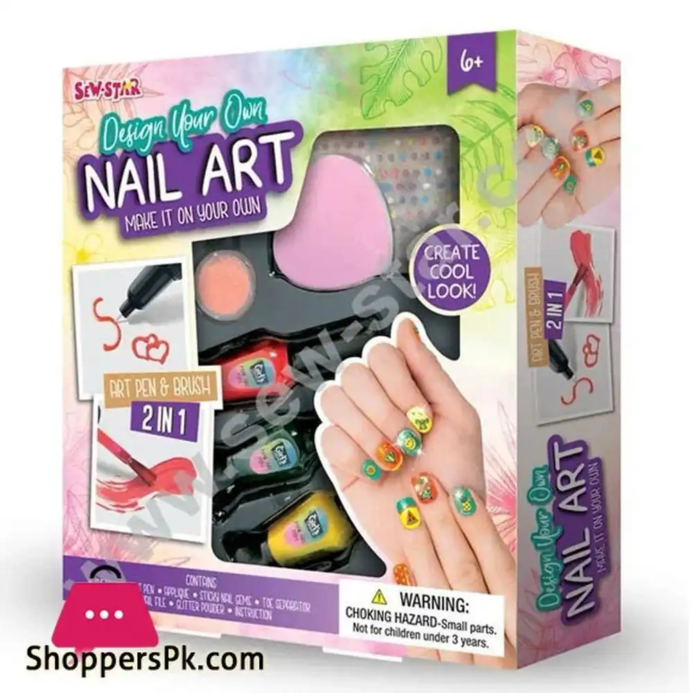 Sew-Star - Design your own Nail Art Pen & Brush -  SS-22-024