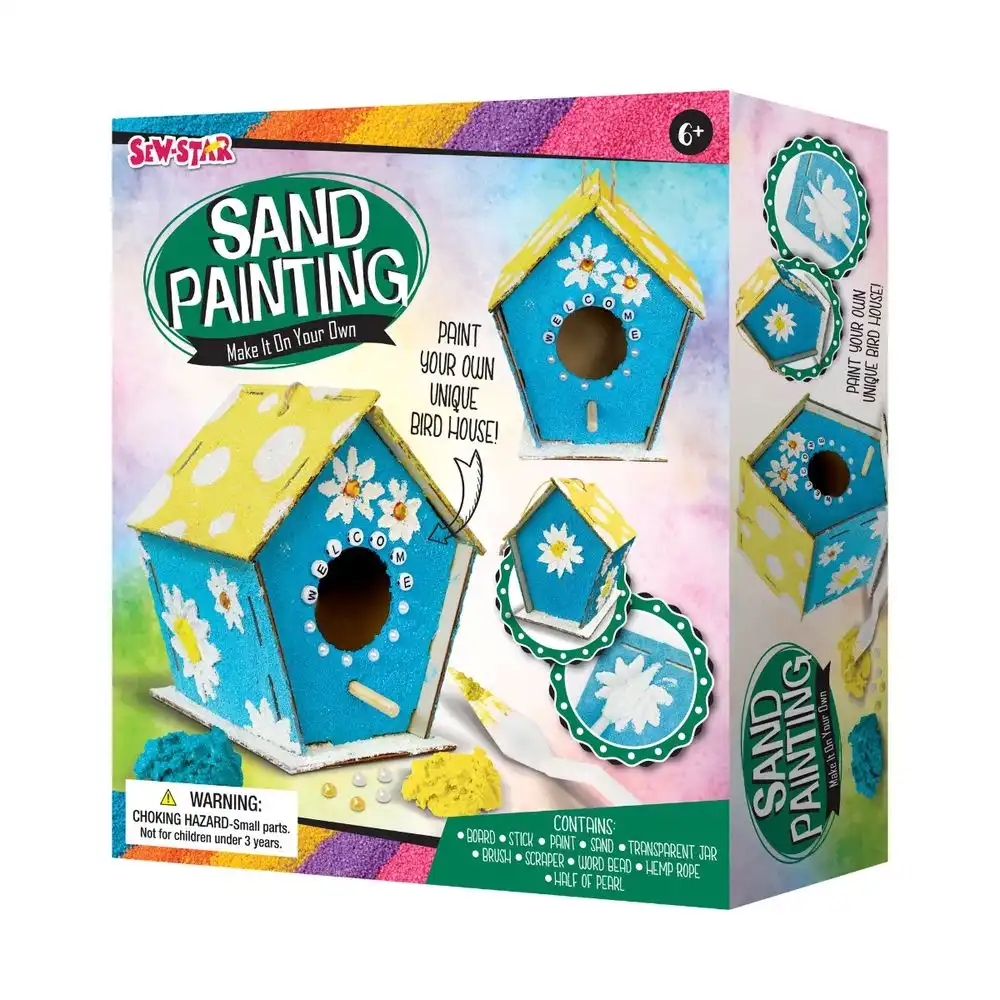 Sew-Star - Sand Painting Bird House - SS-22-102