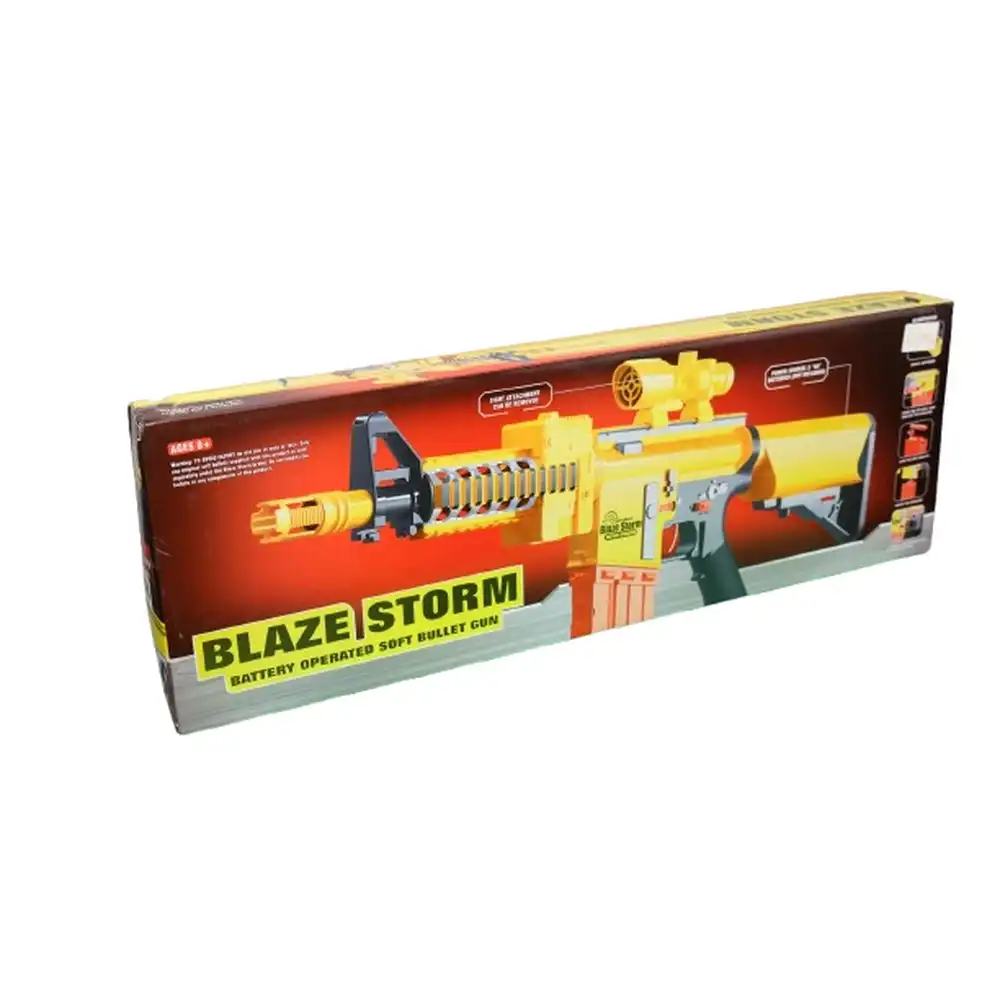 Blaze Storm Battery Operated Soft Bullet Gun - 6373
