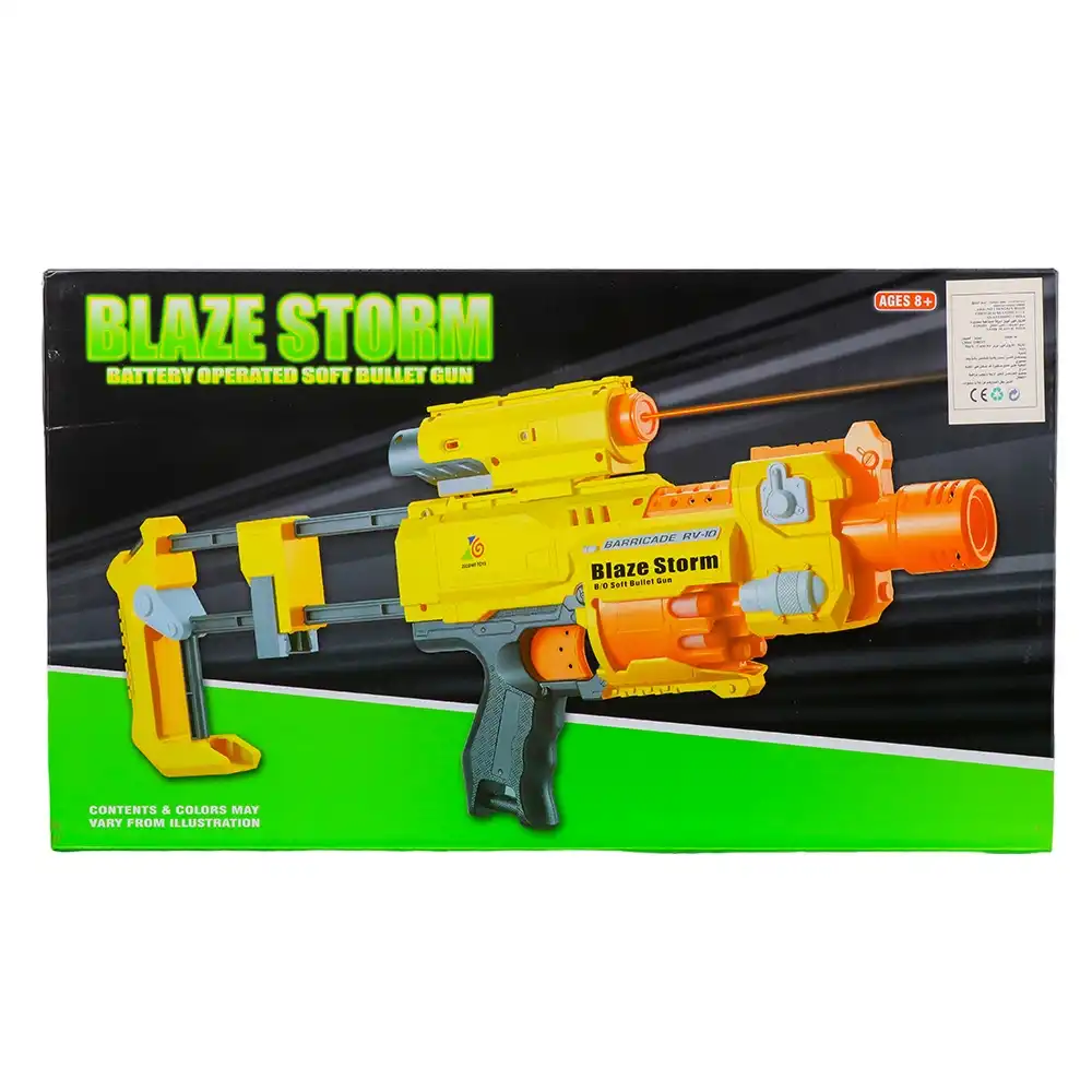 Blaze Storm Battery Operated Soft Bullet Gun - 8351