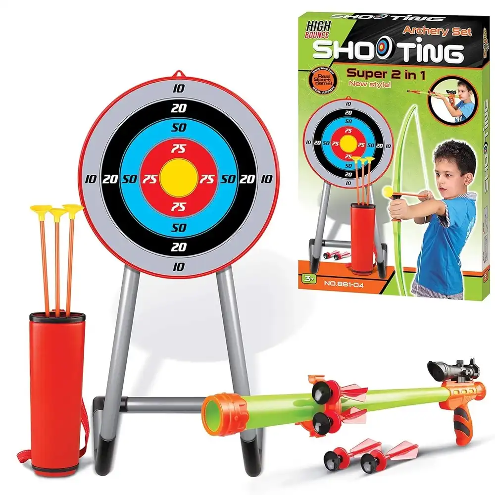 King Sport - Shooting Archery Set 2 in 1 Super Style - 881-04