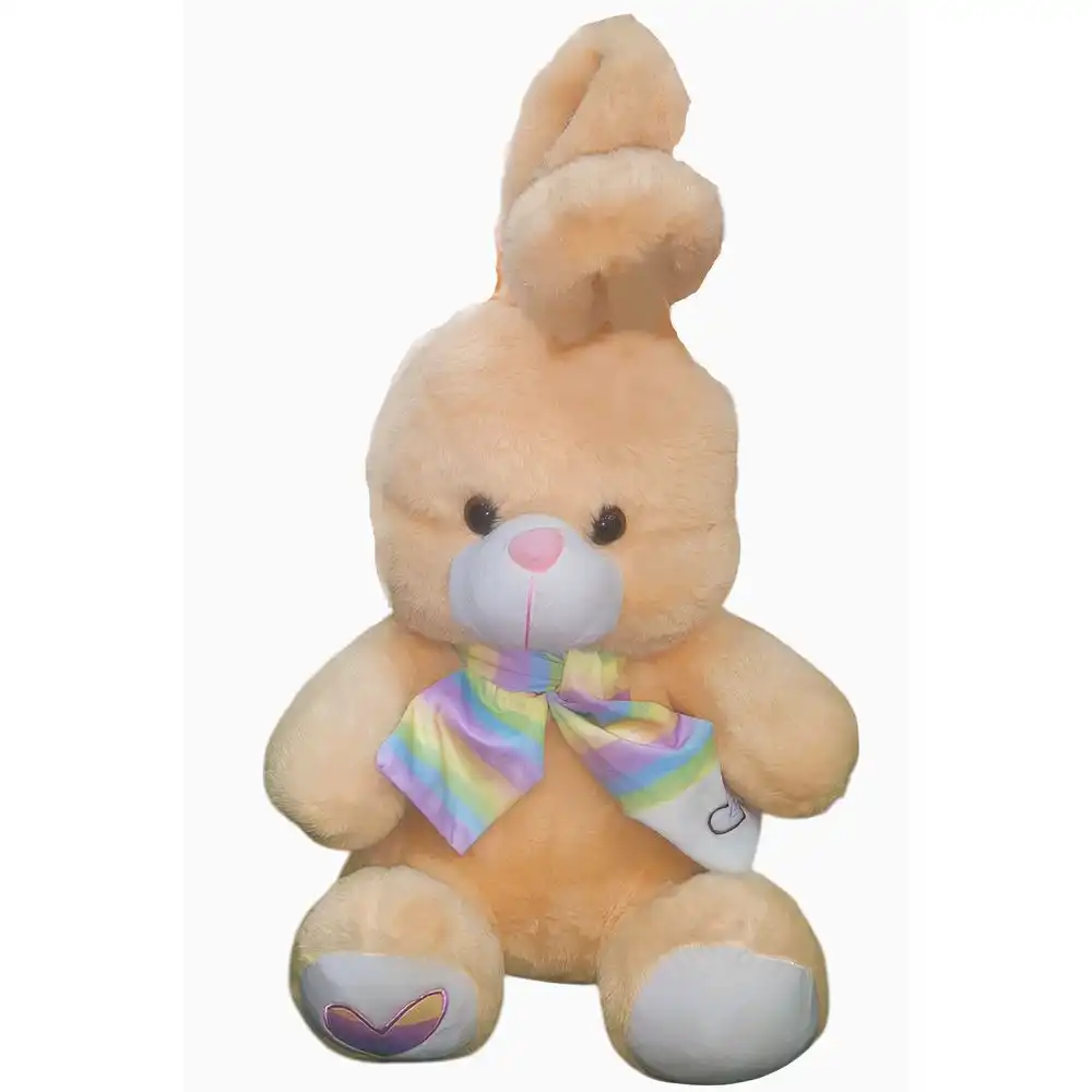 Rabbit Plush Doll With Colored keffiyeh  - 9622