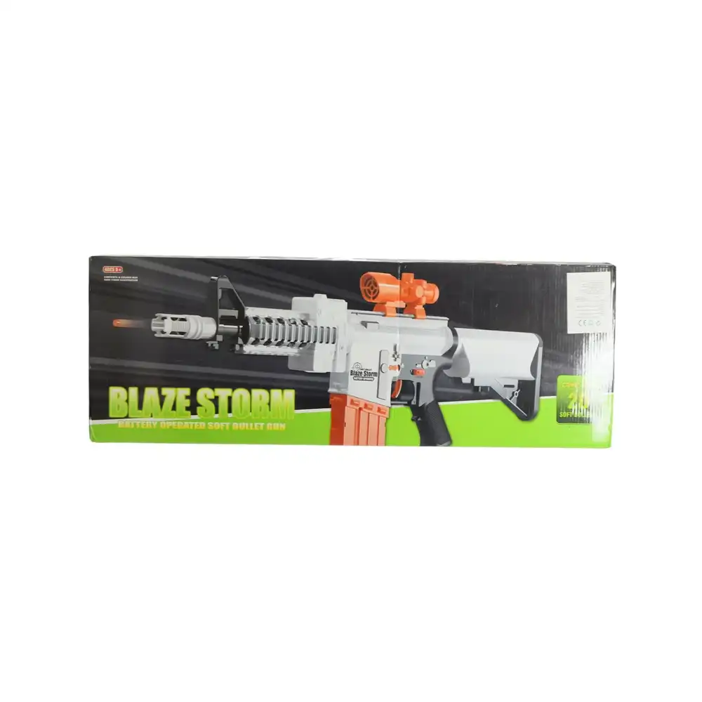 Blaze Storm Battery Operated Soft Bullet Gun 20 Pieces - 7022