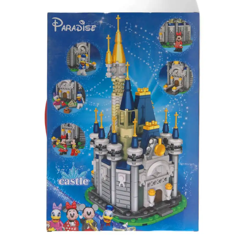 Disney Paradise Castle Mickey Mouse and Friends Building Blocks 556 Pieces - 918