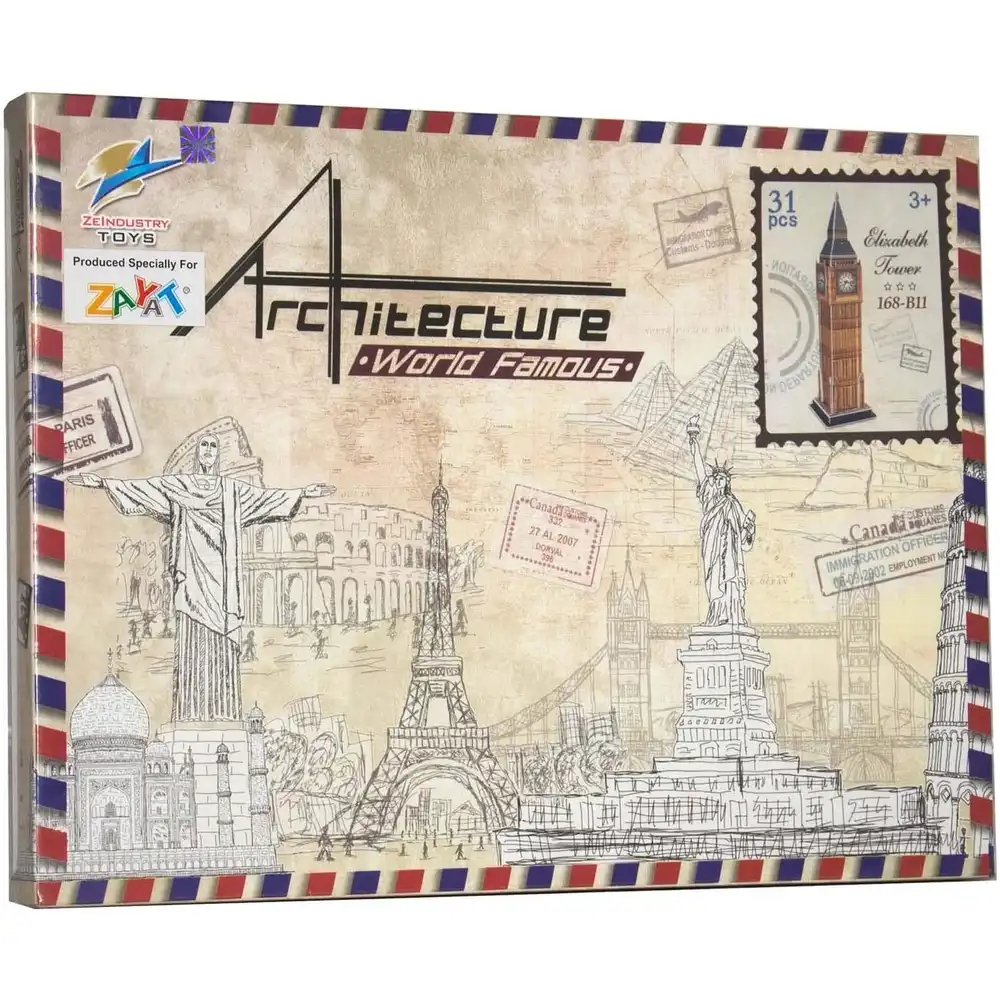 Zeindustry Toys Elizabeth Tower 3D Puzzle - 168-B11