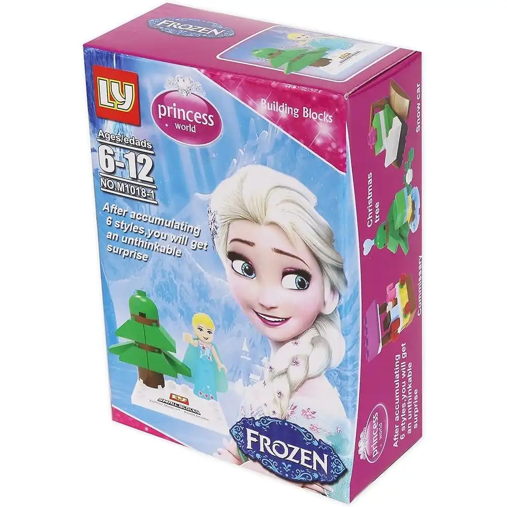 Frozen Princess World Building Blocks 6 Styles - M1018