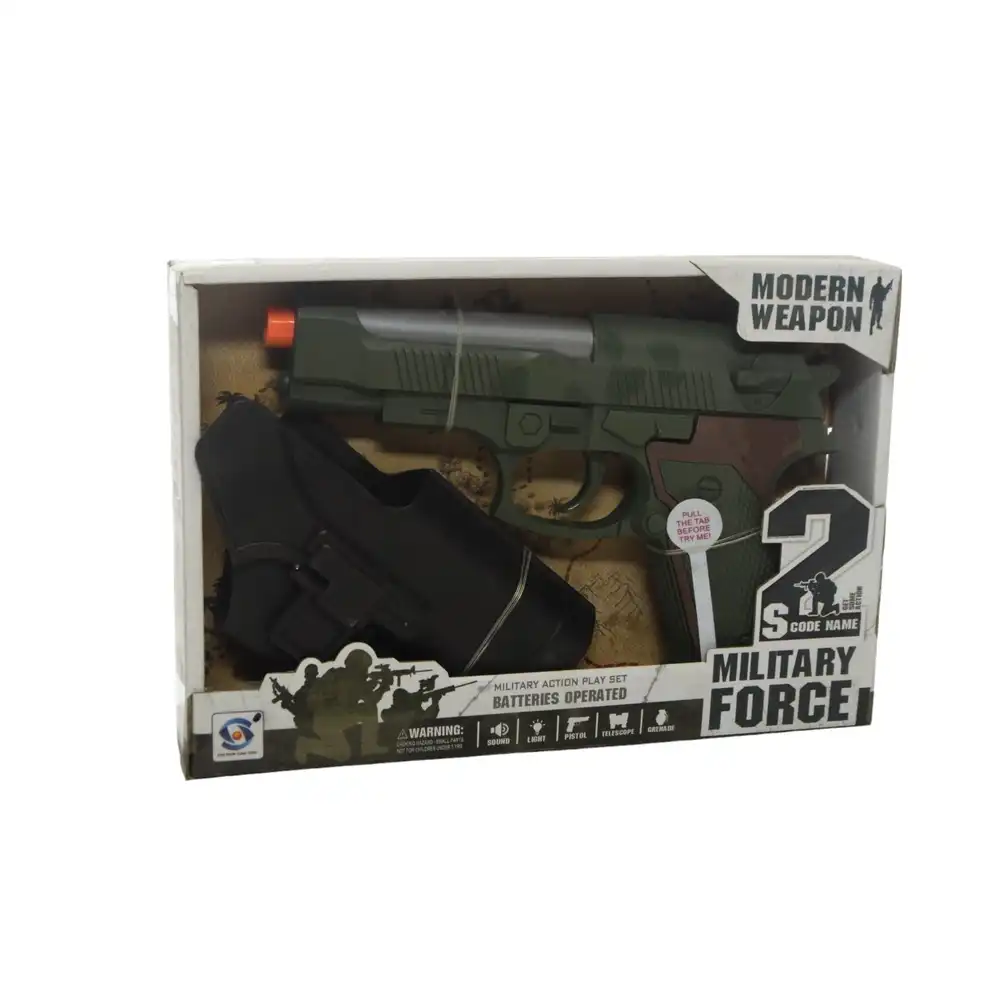 Military Force Modern Weapon with Holster - 99