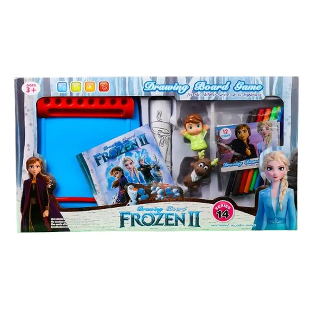 Frozen 2 Drawing Board Game with 12 Colors - 124