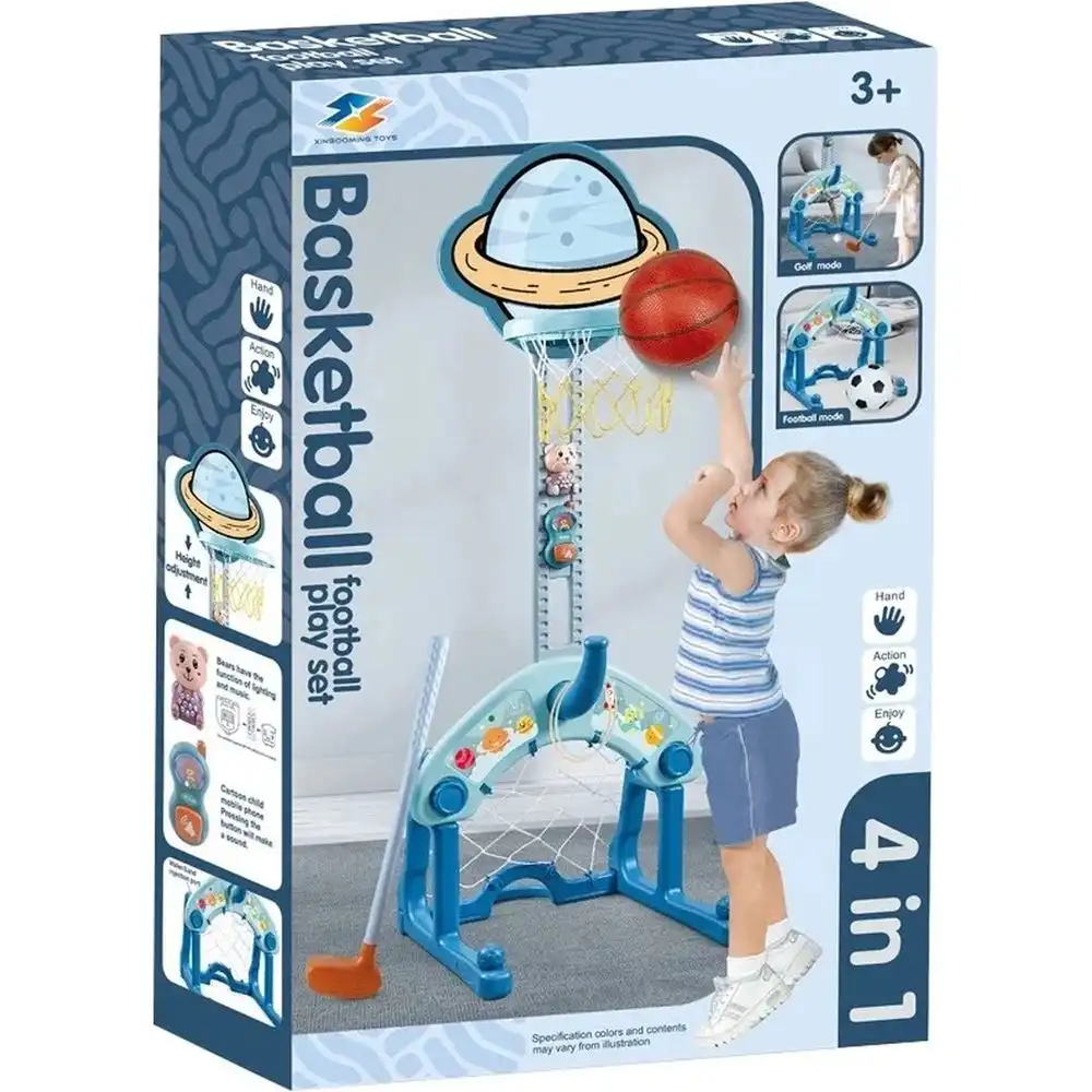 Basketball & Football Play Set 4 in 1 - ST0671109