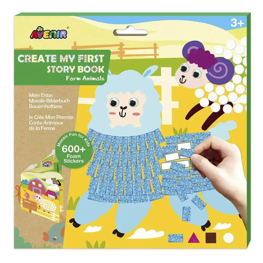 Avenir - Create My First Story Book Farm Animals - 191592