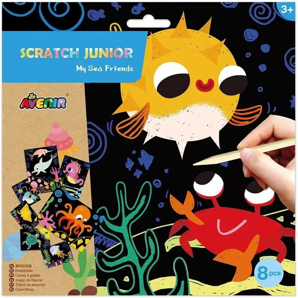 Avenir - Scratch Junior My Sea Friends 8 Sheets - CH1674