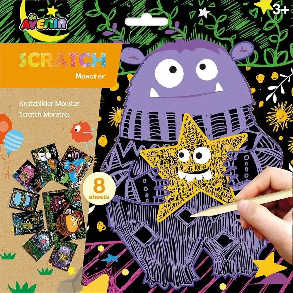 Avenir - Scratch Monster 8 Sheets - CH191680