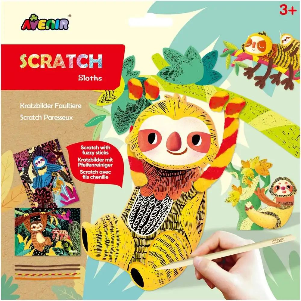 Avenir - Scratch Sloths With Fuzzy Sticks -  CH201724