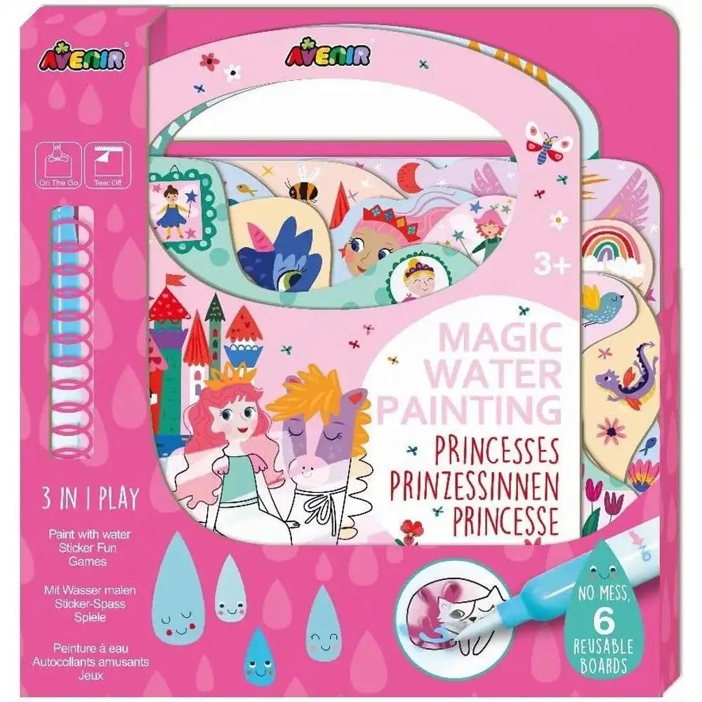 Avenir - Magic Water Painting Princesses 3 in 1- CH221777