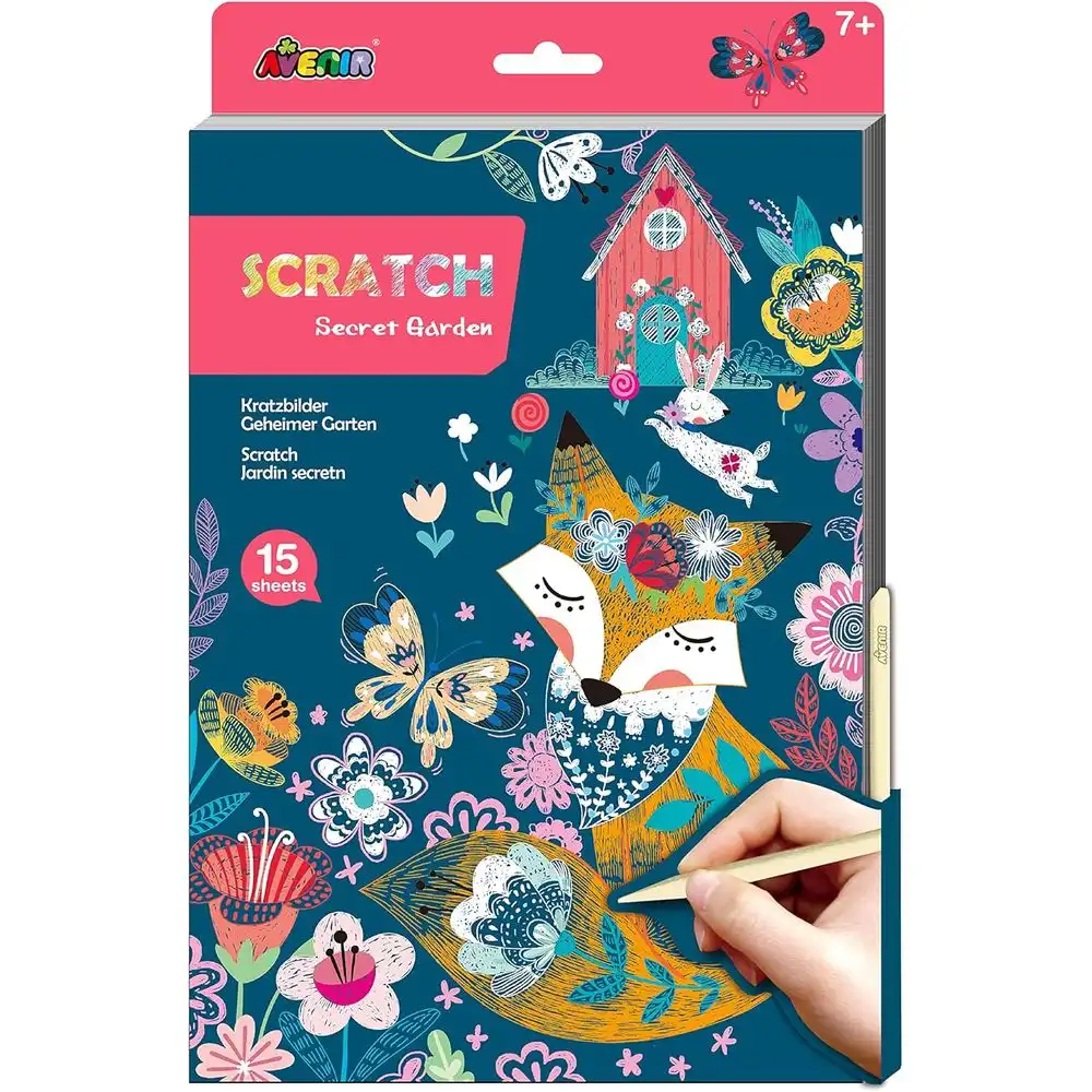 Avenir - Scratch Secret Garden 15 Sheets - CH221833