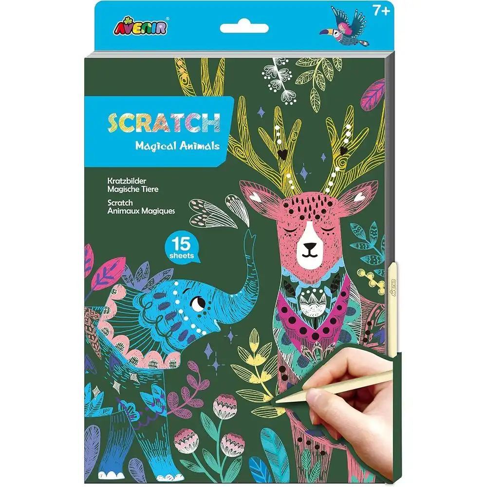 Avenir - Scratch Magic Animals 15 Sheets - CH221834