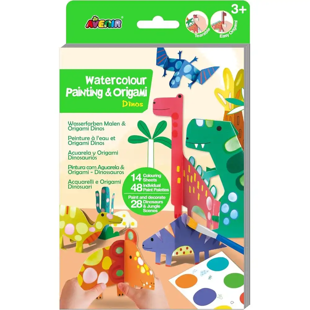 Avenir - Watercolour Painting & Origami Dino - CH231880