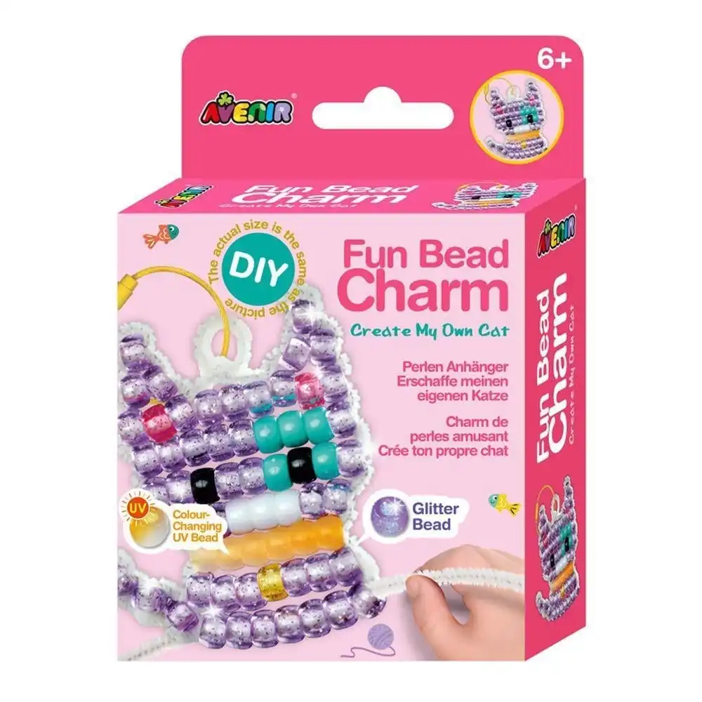 Avenir - Fun Fliter Bead Charm Create Your Own Cat - CH221884