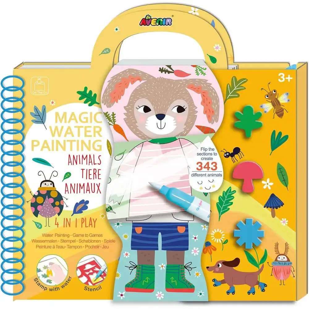 Avenir - Magic Water Painting Animals 4 in 1 - CH221896