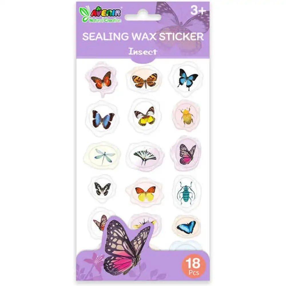 Avenir - Natual Creation Sealing Wax Insect 18 Stickers - CH232081