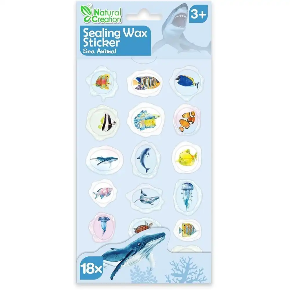 Avenir - Natual Creation Sealing Wax Sea Animal 18 Stickers - CH232082