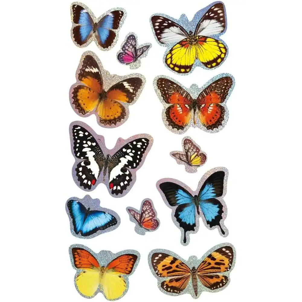 Avenir - Natual Creation Butterfly 12 3D Stickers - CH232084