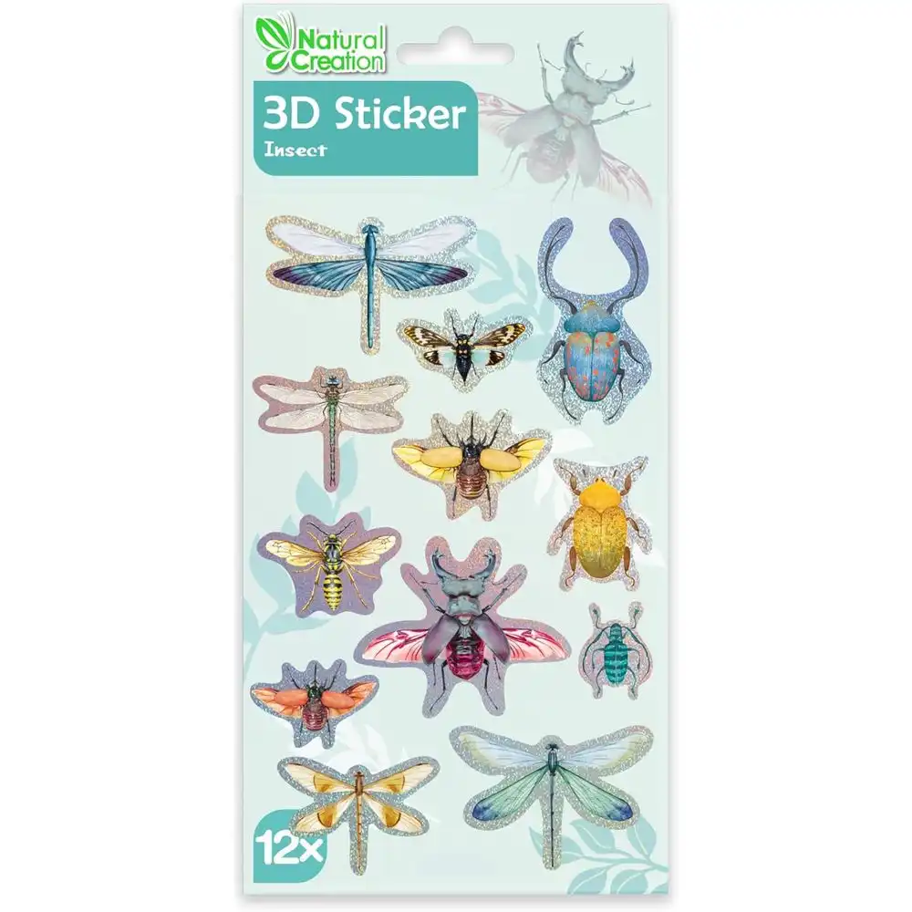 Avenir - Natual Creation Insect 12 3D Stickers - CH232085