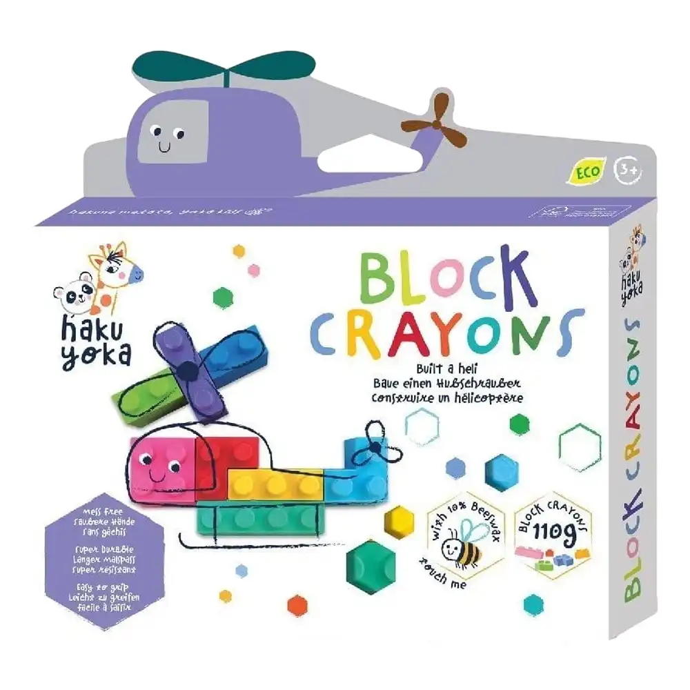 Avenir - Haku & Yoka Block Crayons Helicopter - CP223086