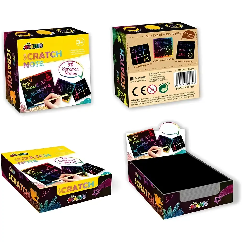 Avenir - Scratch Note Color for kids - 191600