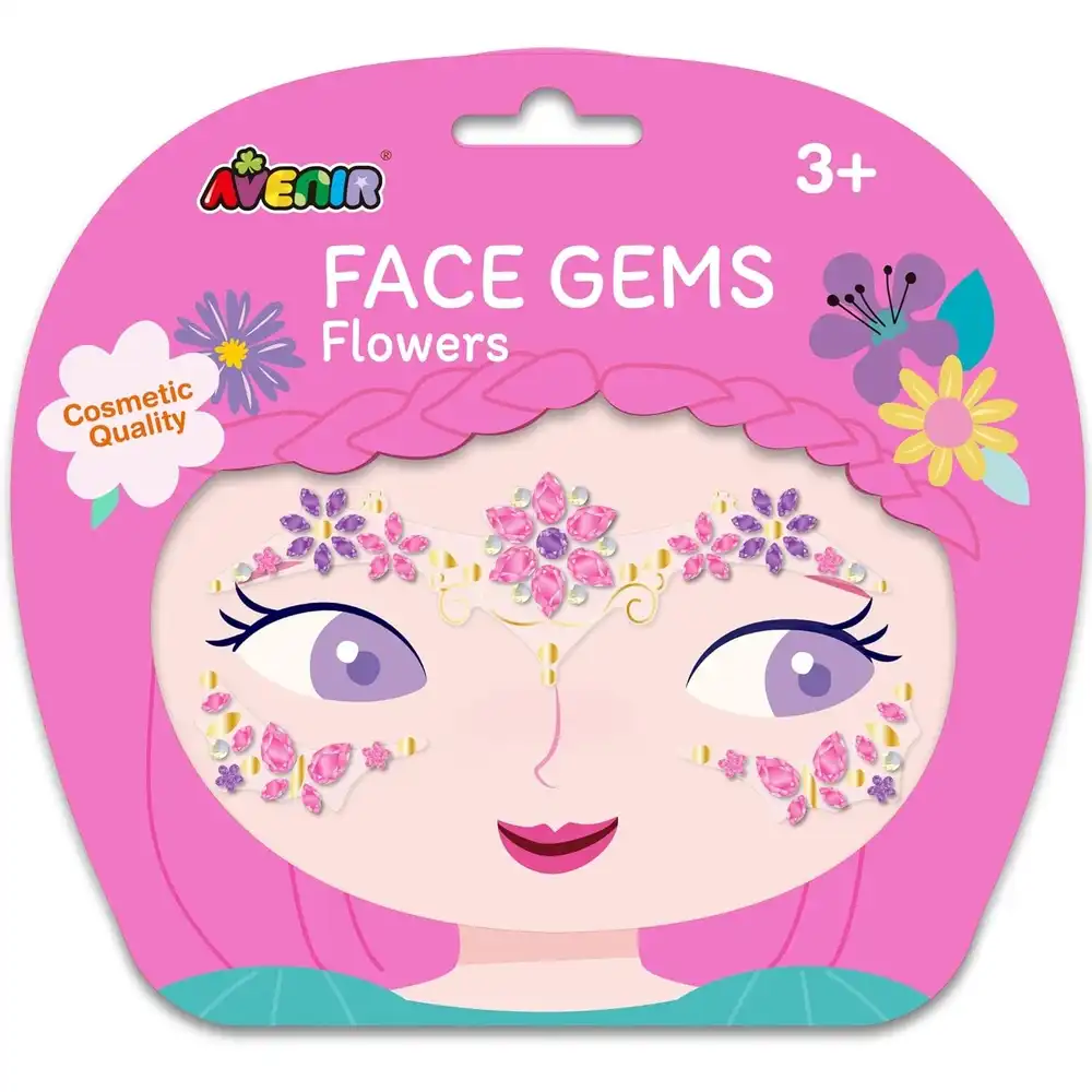 Avenir - Face Sparkling Gems Flowers - TS228224