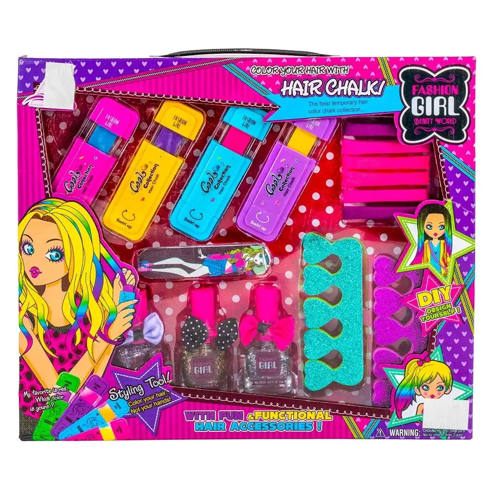 Hair Chalk and Body Tattoo Collection Set - J-506